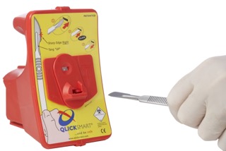 Image RÉCIPIENT BLADEFLASK QLICKSMART COLLECTEUR DE LAMES BISTOURIS